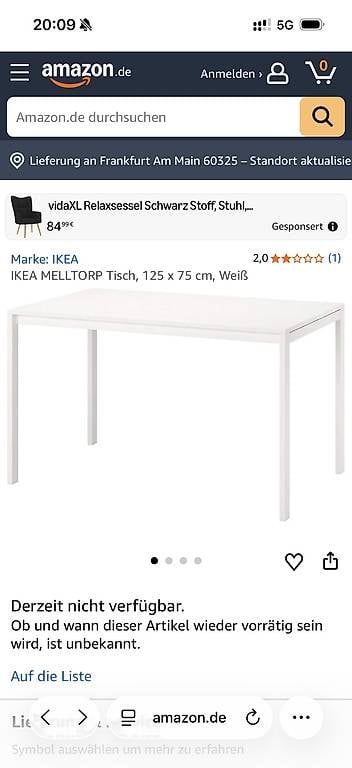 Tavoli: Ikea MELLTORP Tisch – Usato da Zürich venduto da viv_nh96