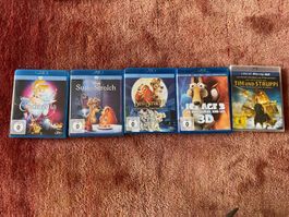 Disney & 3D Blu-ray Paket (5er Set)