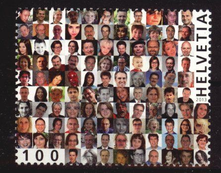 Tutti i francobolli: 2013 Gesichter Schweiz ** (1) – Usato da Willisau venduto da Vollstempel
