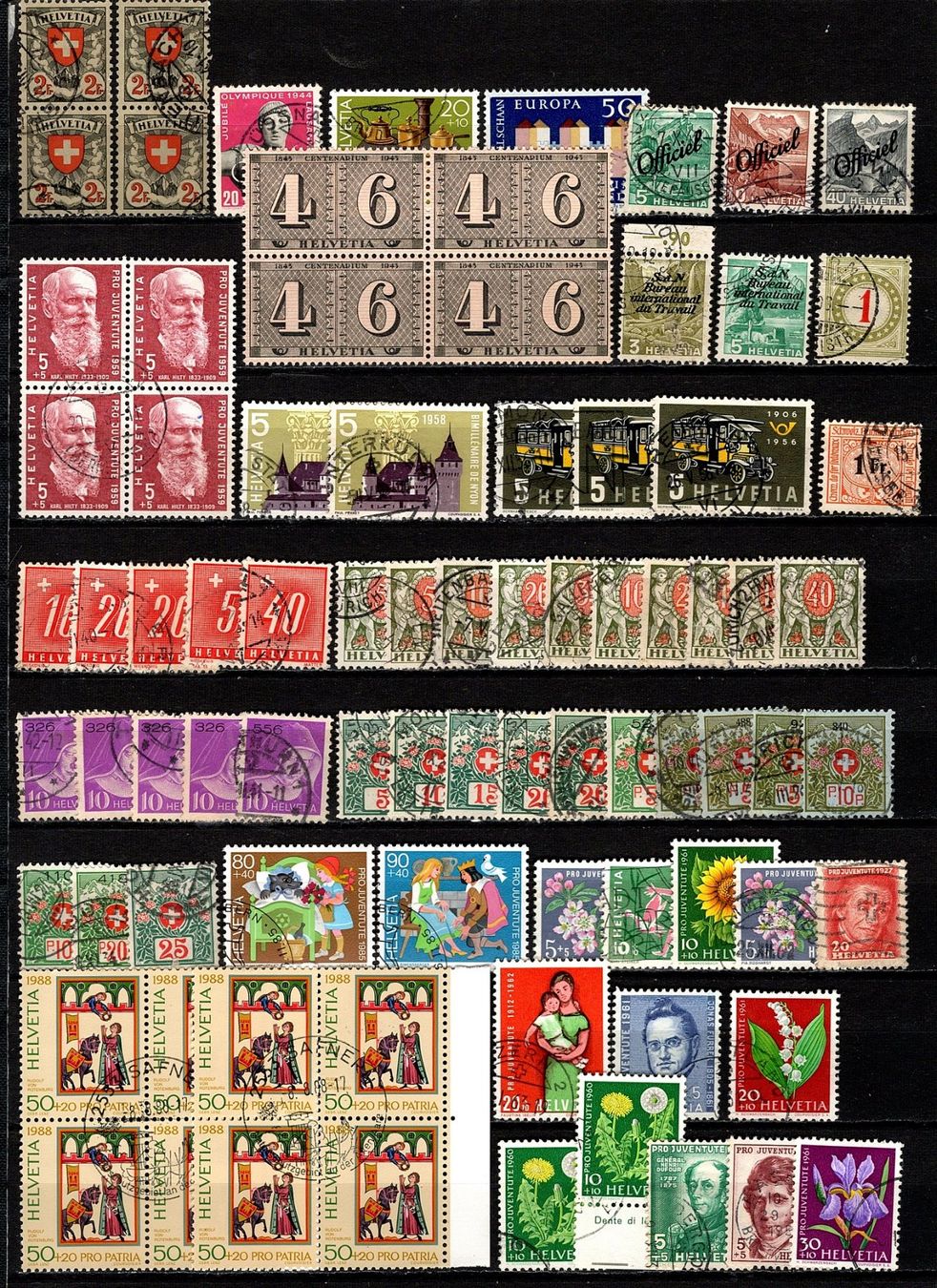 Tutti i francobolli: Sammlung Schweiz (852) – Usato da Burgdorf venduto da blinky01 4