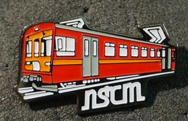 GG463 - Pin Lokomotive Bahn Zug nscm  Nr. 095