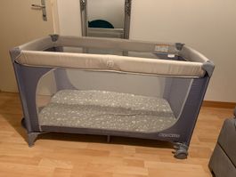 Reisebett Ricokids grau mit Einstieg