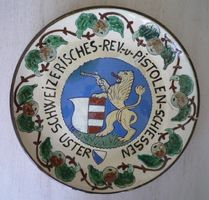 Ancienne assiette de tir / Alter Schützenteller Sumiswald