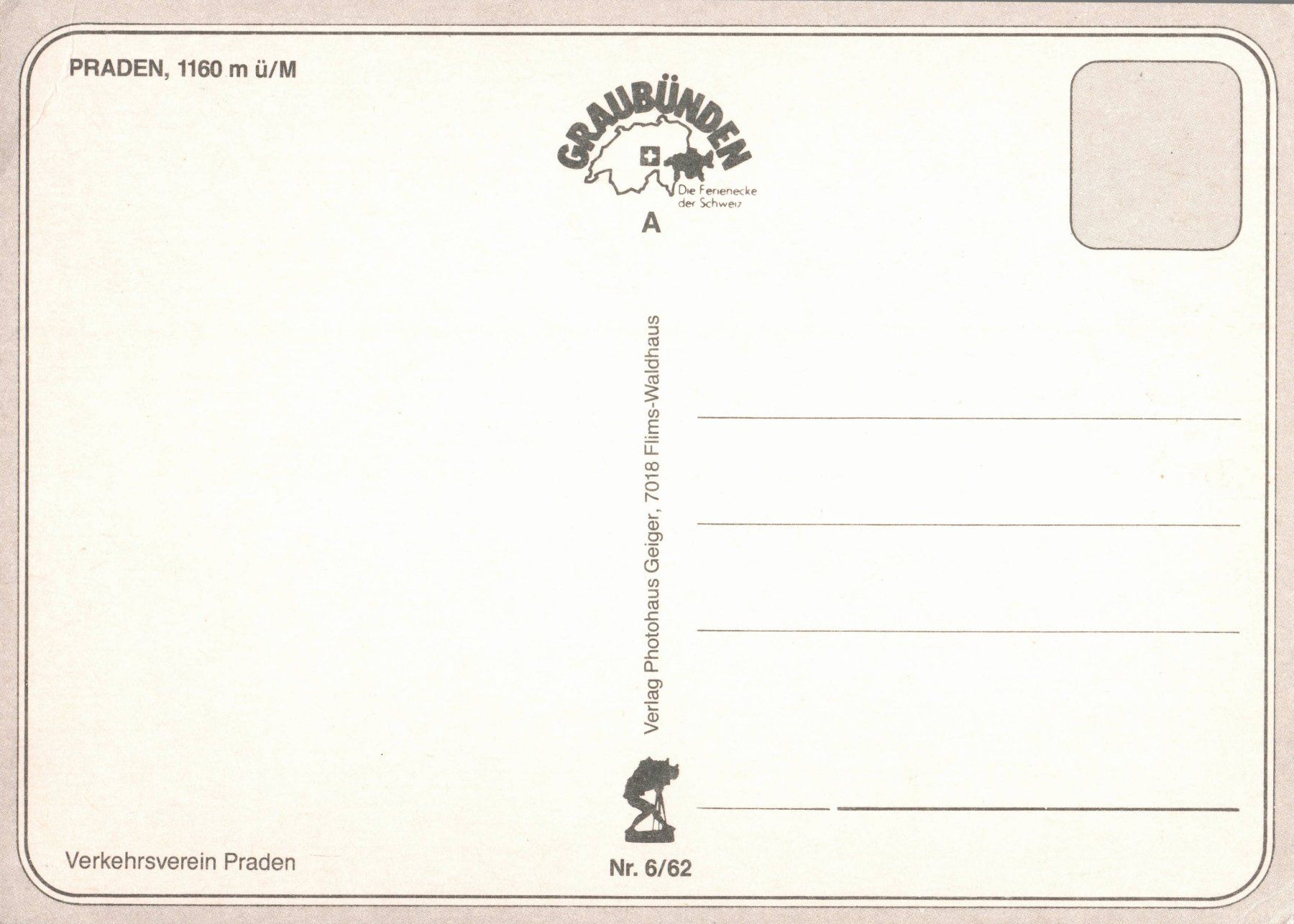 Cartoline postali: Alte Ansichtskarte von Praden, Graubünden, Schweiz. Top! – Nuovo (secondo la descrizione) da Zürich venduto da axolottchen 1