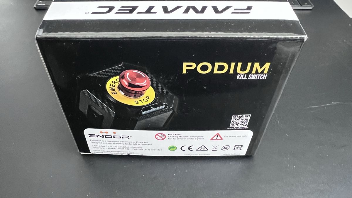 Fanatec Controller: Fanatec PODIUM KILL SWITCH DD1, DD1 PS4, and DD2 – Usato da Urtenen-Schönbühl venduto da ved_g8bn 4