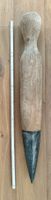 Setzholz XXXL Holz Deko Gag Werkzeug (?) 98cm Garten Gärtner