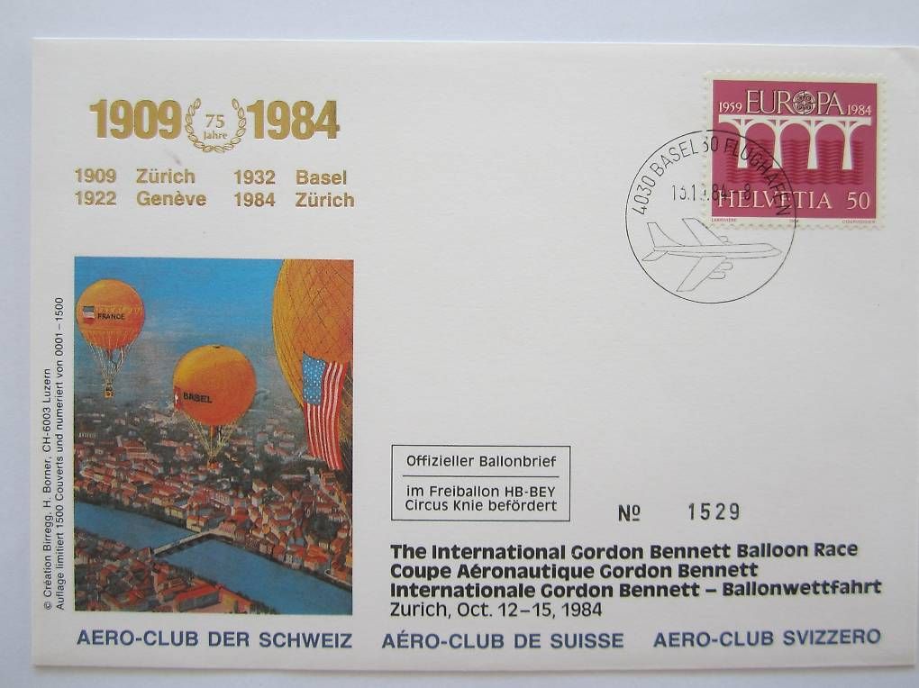 Tous les timbres: Briefmarken FDC Ballonwettfahrt – D'occasion à Saland par k_z_tny8 3