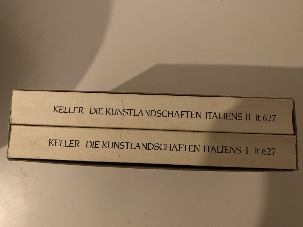 Libri: Die Kunstlandschaften Italiens von Keller – Usato da Neuchâtel venduto da Rose_mint 2