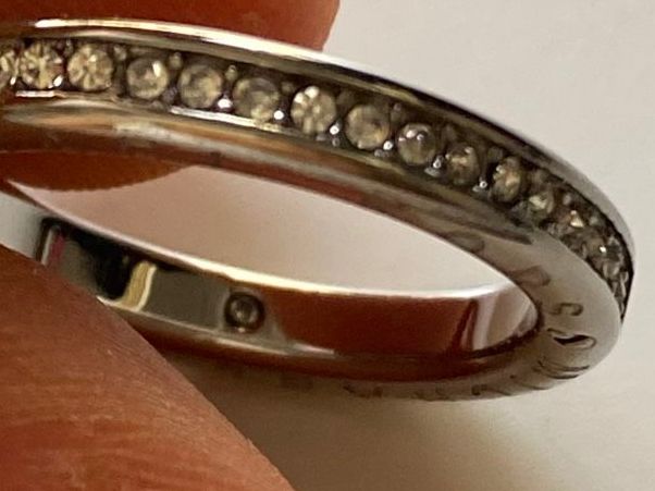 Michael Kors Anelli: Michael Kors Silberne Band Ring mit Brillanten – Nuovo (secondo la descrizione) da Givisiez venduto da dor_xb9k 3