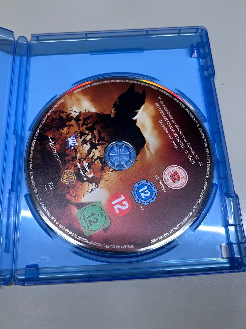 Tutti i DVDs: Blu-ray del film "Batman Begins" – Usato da Giubiasco venduto da LorisVale 2