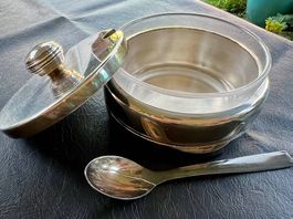 Konfitüren-Zucker-Honig oder Parmesangefäss