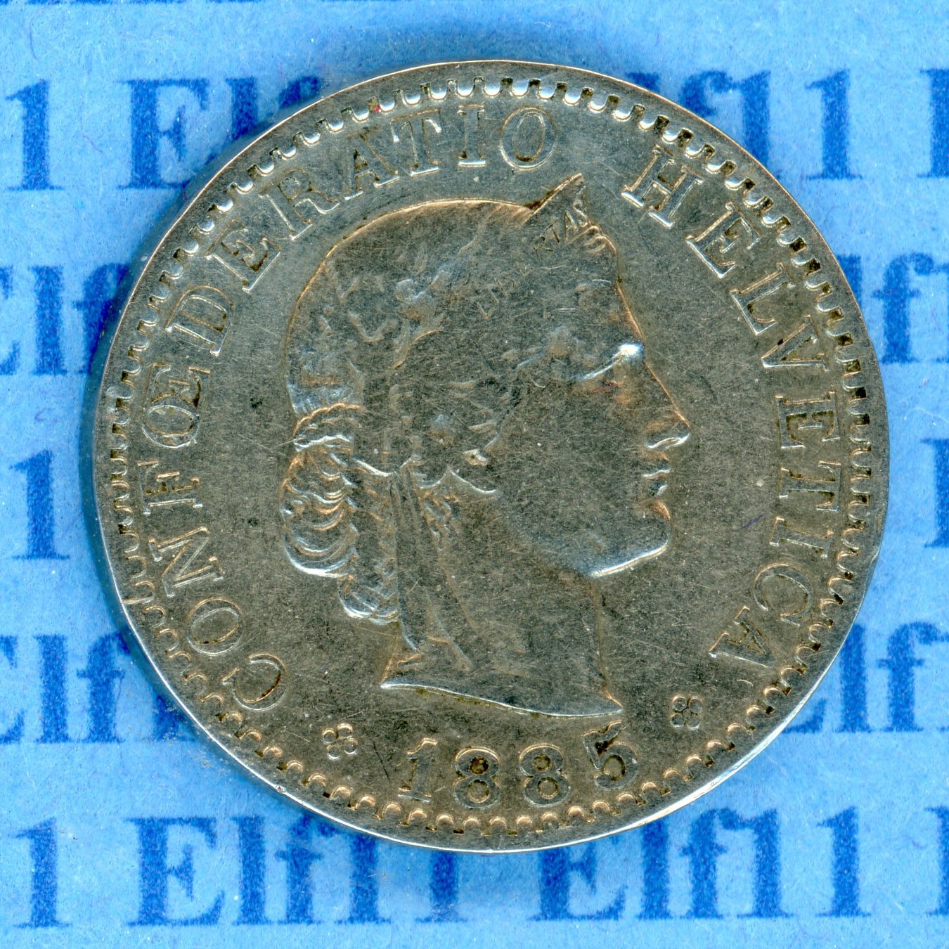 Tutti le monete: CHF___0.20 1885 s+ 20 Rappen – Usato da Widnau venduto da Elf11