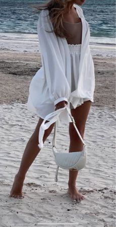Short et blouse de plage