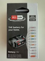 Bosch batterie PBA 18V/2.5Ah avec affichage de l'état
