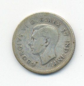 Tutti le monete: Kanada Canada 10 Cents 1938 – Usato da Au SG venduto da Zogu 1