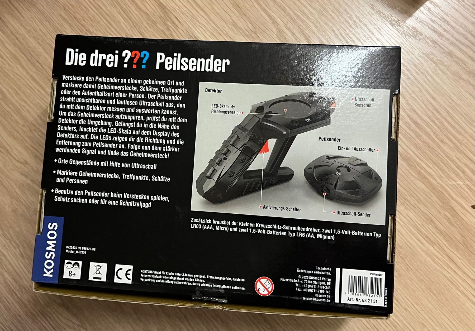 Kosmos Giocattoli: Die drei ??? Peilsender - Detektiv Spiel – Nuovo (secondo la descrizione) da Sargans venduto da magico_lazio 3