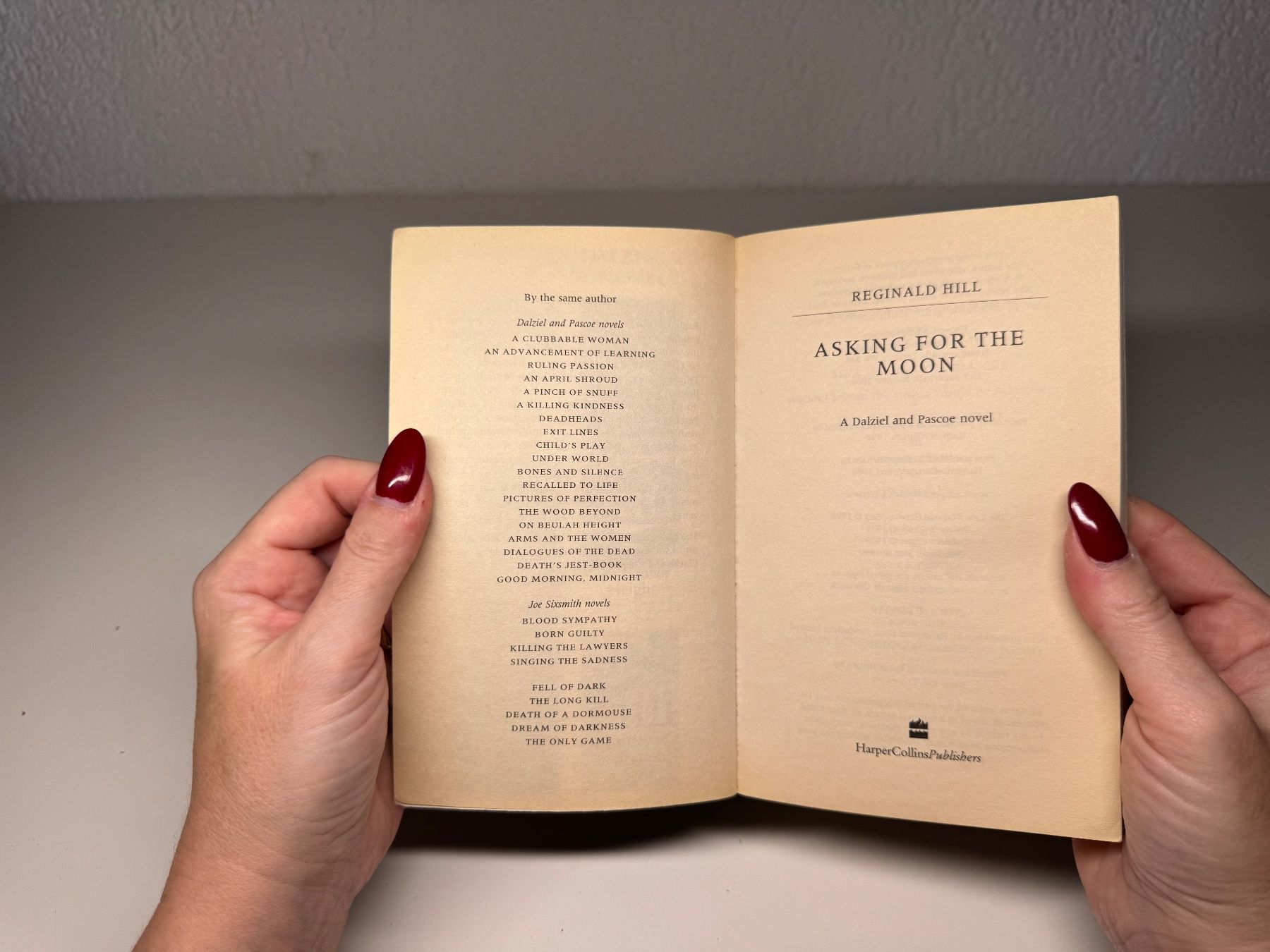 Libri: NOVEL: Reginald Hill, Asking for the Moon – Usato da Grosswangen venduto da English_books 3