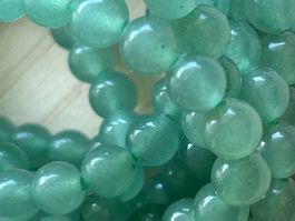 Strang echte grüne Aventurin beads 6 mm