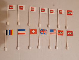 14 alte Lego flaggen