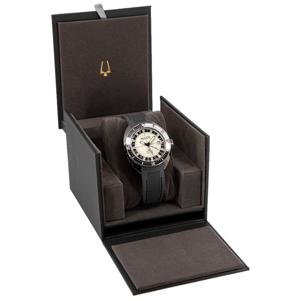 Bulova Orologi: Bulova Men's 98B407 Oceanographer GMT Mechanical – Nuovo e nell'imballaggio originale da Schindellegi venduto da harveystore 8