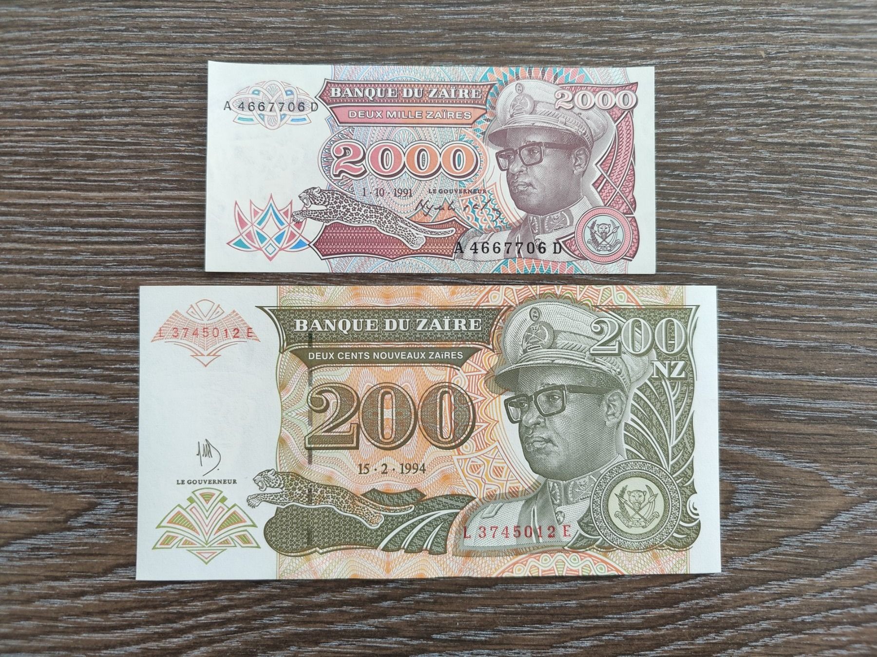 Banconote: Zaire 2 Stück !!!!! – Nuovo (secondo la descrizione) da Flaach venduto da Lonzo99