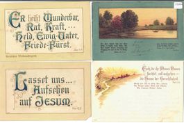 4 AK - Bibel Sprüche - Proverbes de la Bible