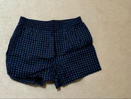 Boxer shorts patterned navy blue size S 