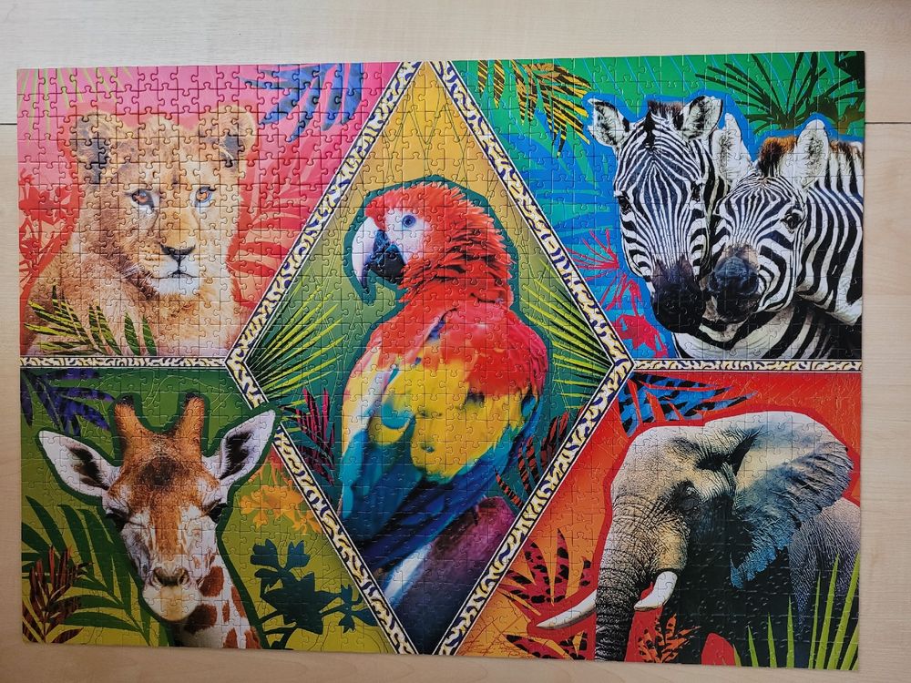 Puzzle Per Bambini Trefl - Animali Sott'acqua, Con Fori Per Facilità Di Presa, Da 3 Anni In Su - 2