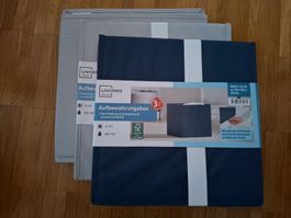 Aufbewahrungsbox, neu, 3 Stk. platzsparend