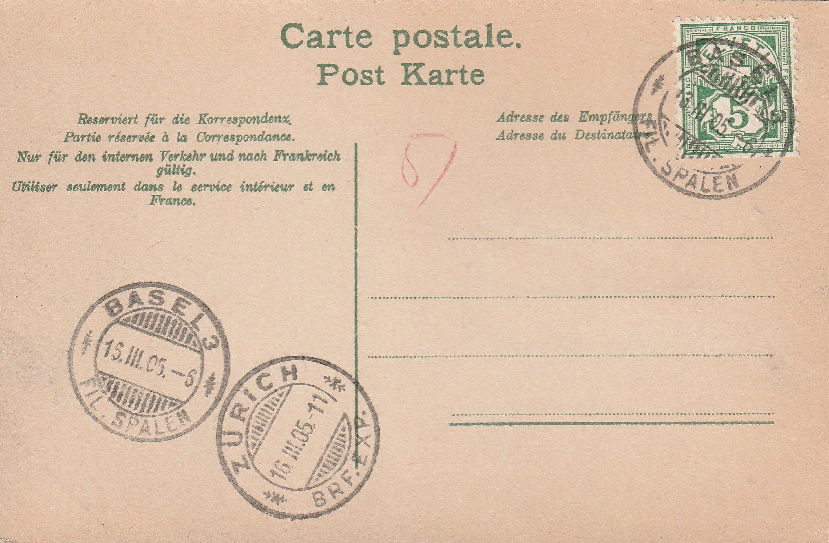 Cartoline postali: Basel Rathaus belebt – Usato da Rorschacherberg venduto da fratovi2 1