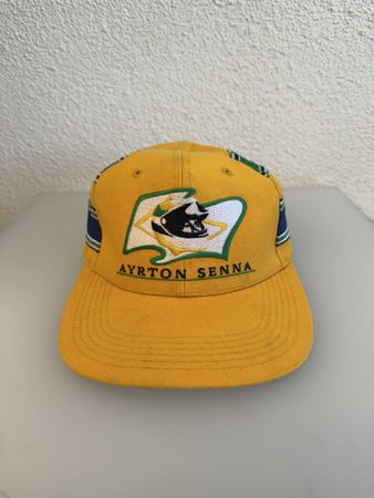 Original Ayrton Senna Cap – Seltene Vintage-Ausgabe | Lizenz