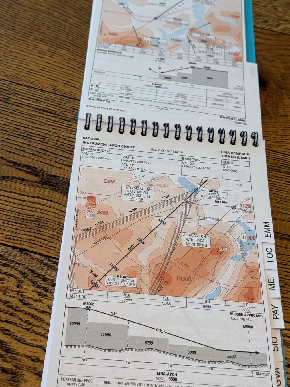 Bücher: Anflugkarten Schweizer Luftwaffe – Gebraucht aus Brütten von Hst1 7