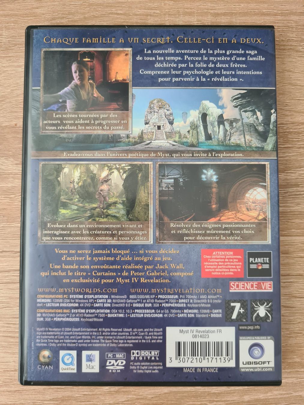Giochi: Myst IV Revelation (Multilanguage) (2 DVD) - PC – Usato da Carouge GE venduto da Franllo 1