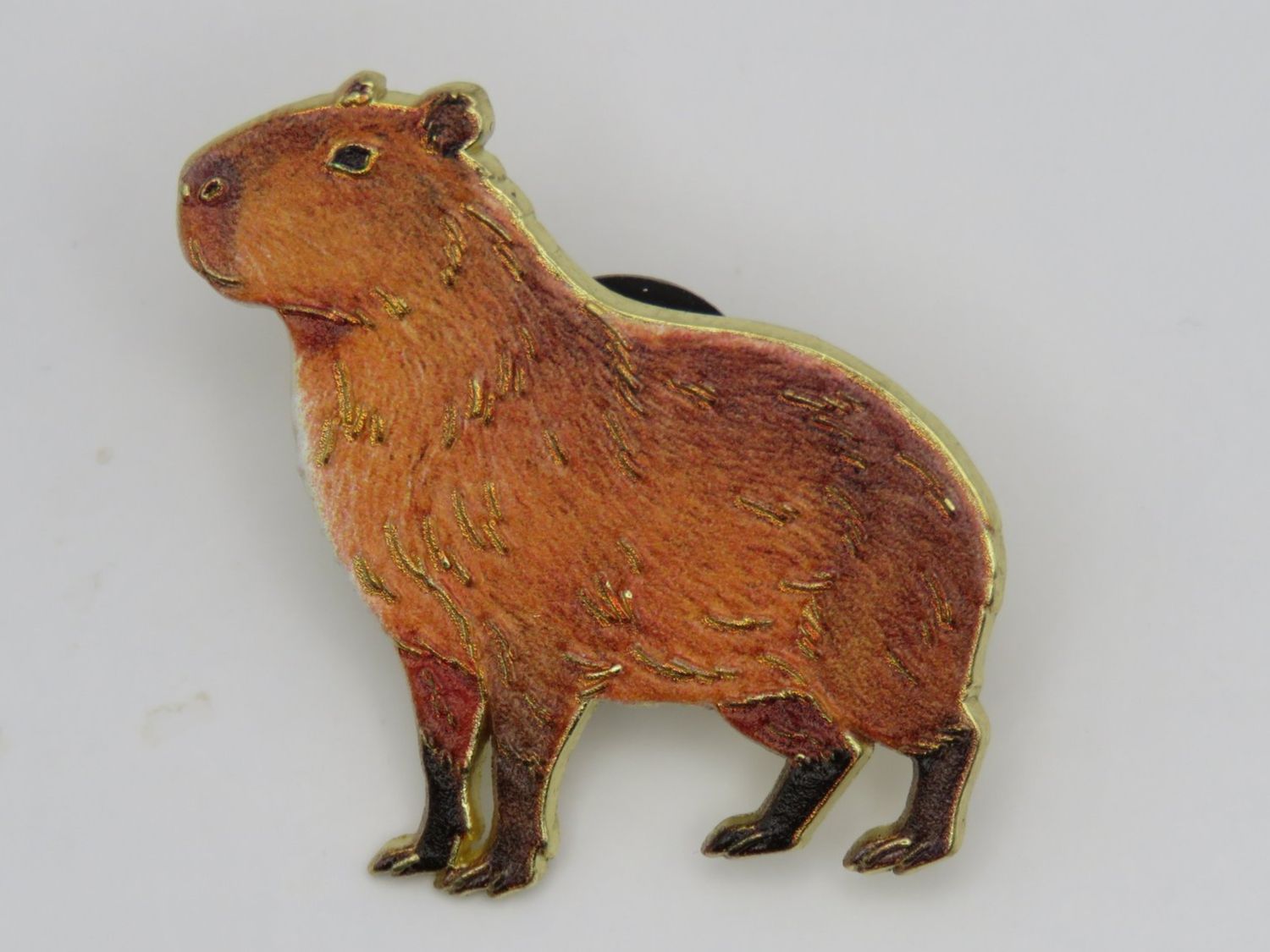 Spille & Fermagli: 3 Tier Set - PIN - Eichhörnchen - Capybara - Haifisch - Neu – Nuovo e nell'imballaggio originale da Grenchen venduto da Yamahwildstar16 5