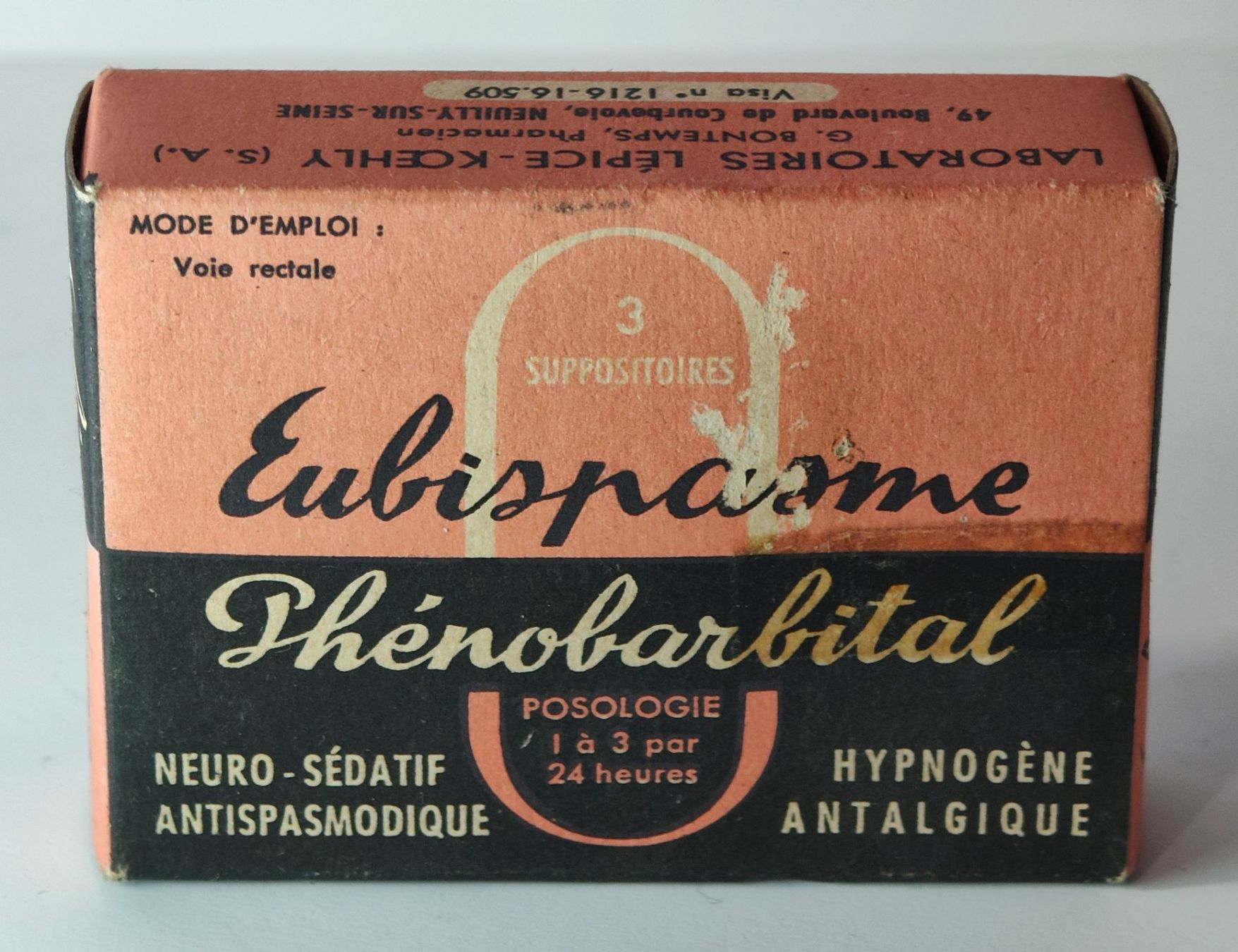 Bottiglie: Seltene Antike Eubispasme Phenobarbital Arzt Apotheke – Usato da Monthey venduto da 19_karen_84