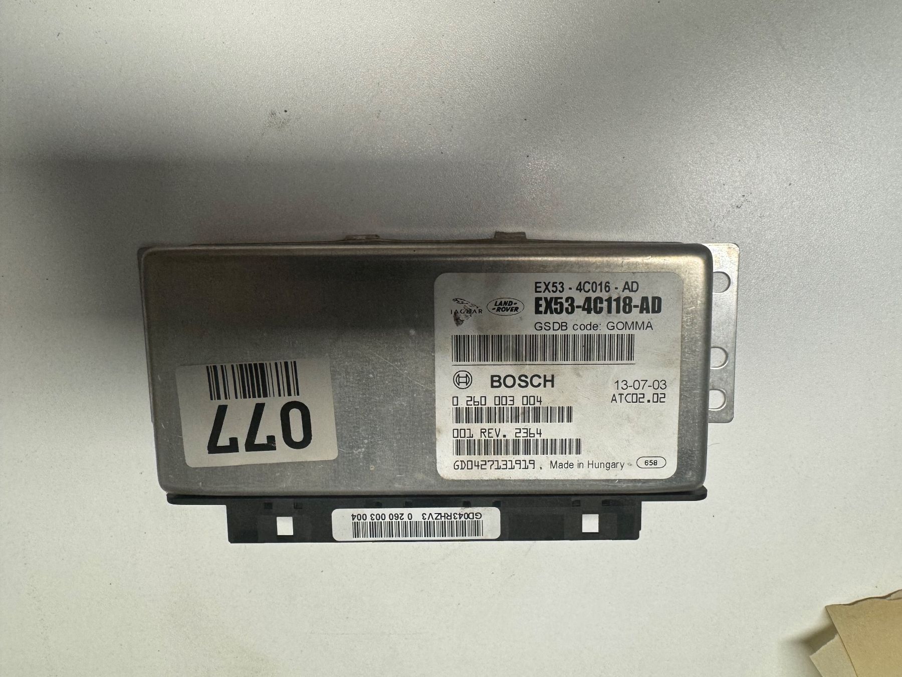 Bosch Tutti pezzi di ricambio auto: Steuergerat Bosch EX53-4C016-AD Gebraucht – Usato da Bilten venduto da g-m-w 3