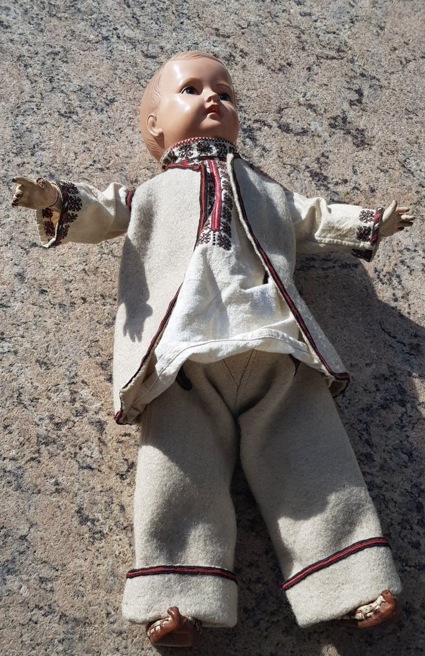 Bambole: Puppe Junge Celluloid antik – Usato da Mörschwil venduto da antiksalon 7