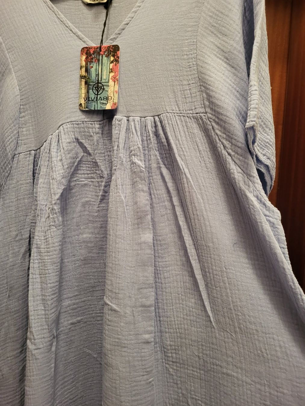 Vestiti: Abito estivo in cotone tg. Onesize – Nuovo e nell'imballaggio originale da Chiasso venduto da Ann58 4
