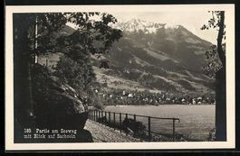 Sachseln, Partie am Seeweg mit Blick auf