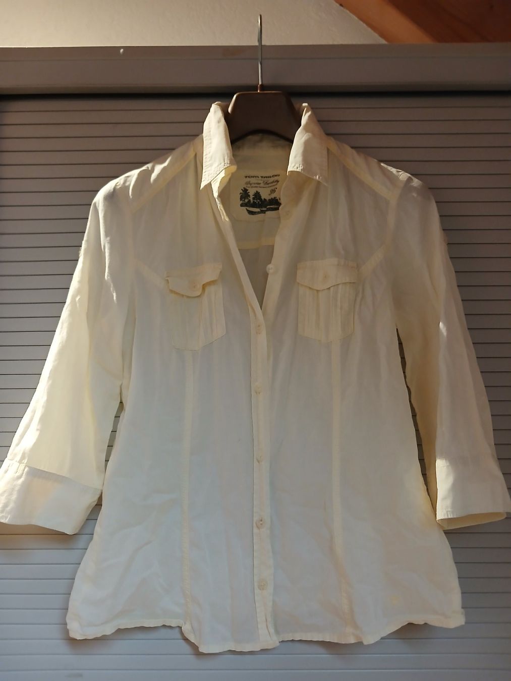 Tom Tailor Camicette: Tom Tailor 3/4 Bluse, lemon, Gr. 36 - Sommerlich leicht! – Usato da Turbenthal venduto da viw_48fr