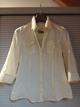 Tom Tailor 3/4 Bluse, lemon, Gr. 36 - Sommerlich leicht!