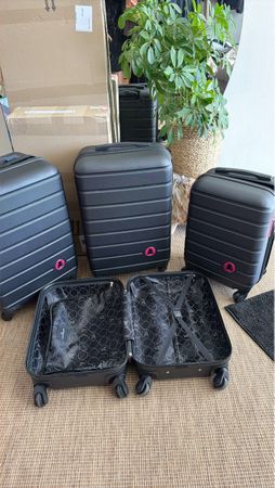 Hartschalenkoffer LuLu Castagnette 4er Set schwarz