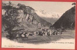 Unteriberg mit Drusberg und Forstberg - ca. 1905