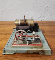 Vintage Spielzeug Dampfmaschine Western Germany Schwungrad