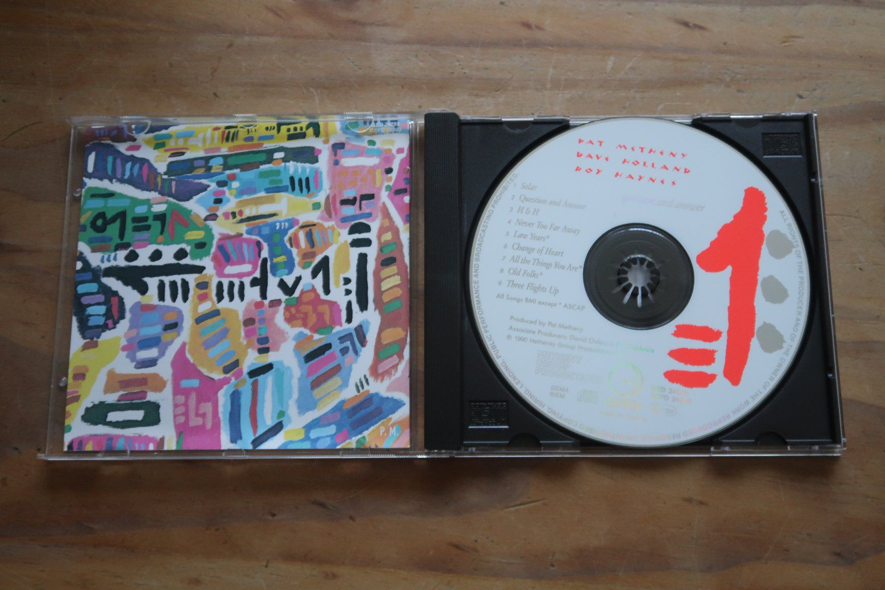 CD: PAT METHENY - QUESTION AND ANSWER - CD – Usato da Basel venduto da Patiscat 3