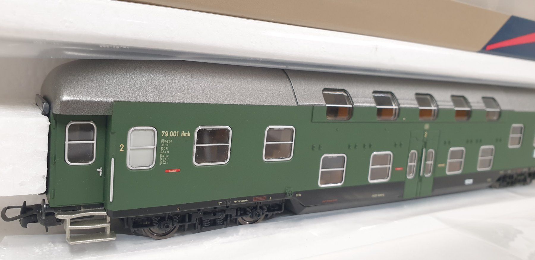 Modelleisenbahnen: Heris DB  Doppelstock  H0/DC – Neu (gemäss Beschreibung) aus Neuenhof von ludovicco 2