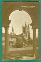 Lausanne, La Cathédrale vue de l'Université, 1915, gelaufen