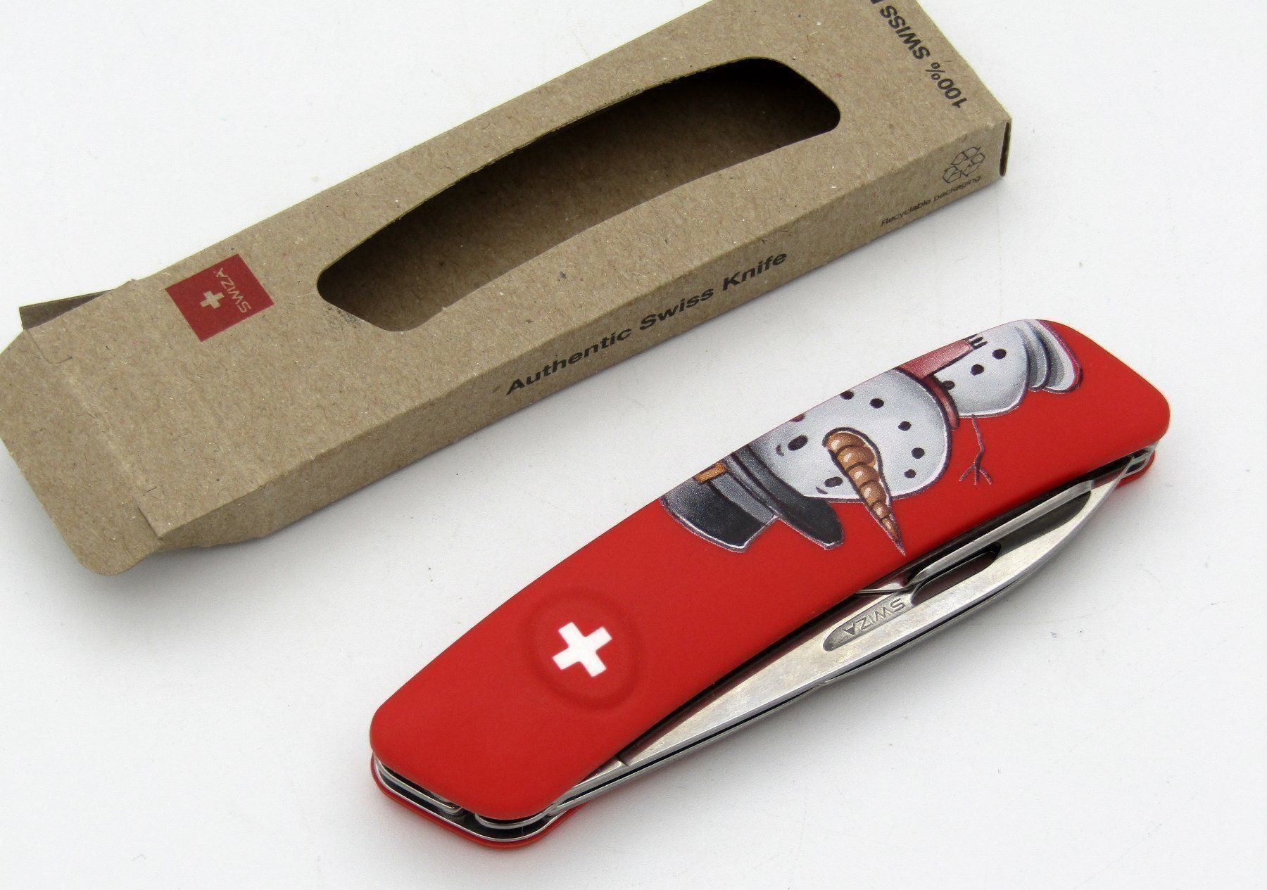Swiza Coltelli tascabile: Schweizer Taschenmesser SWIZA SNOW / Messer, Sackmesser – Nuovo e nell'imballaggio originale da Berneck venduto da imp0308