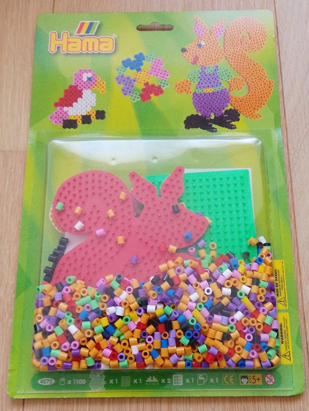 Bastelsets: Hama Midi Eichhörnchen Set OVP 1100 Perlen 4072 Stiftplatte – Neu und originalverpackt aus Wohlen AG von salamanderspielwaren