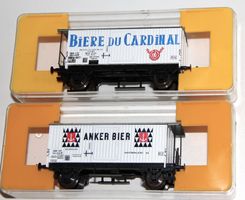Liliput HO - 2 Stück S/BB Oldtimer Bierwagen